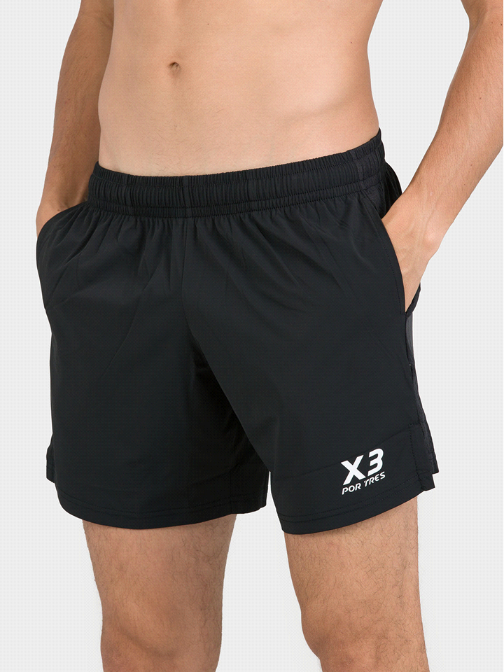 X3PORTRES ROLY SHORT ALFAFAR BERMUDA UOMO Nero  ... 