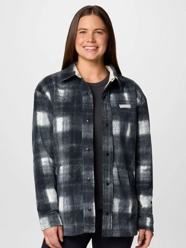 COLUMBIA OVERSHIRT CHECK CAPOSPALLA DONNA   ... 