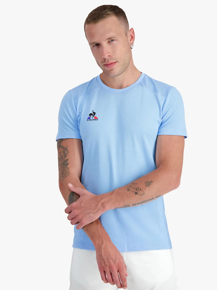 LE COQ SPORTIF T-SHIRT  TEE SS N°4 T-SHIRTERIA UOMO Blu  ... 