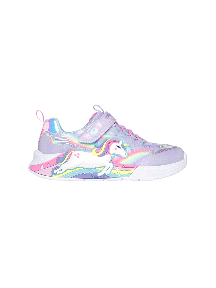 SKECHERS UNICORN CHASER TD SCARPA MODA BAMBINO Multicolore  ... 