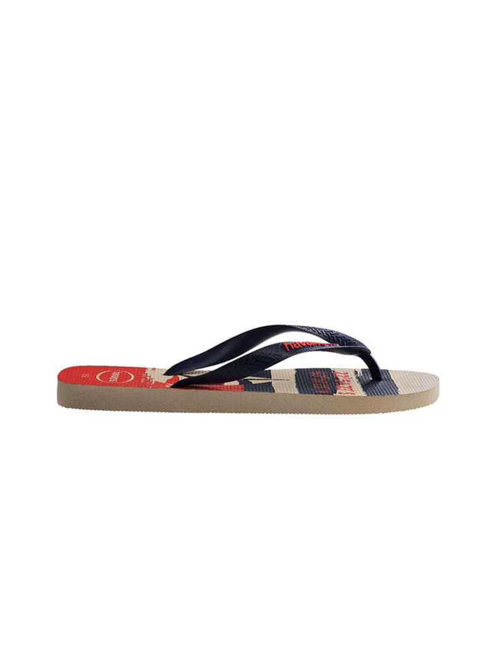 HAVAIANAS CIABATTA TOP NAUTICAL CIABATTA UOMO Beige Blu ... 