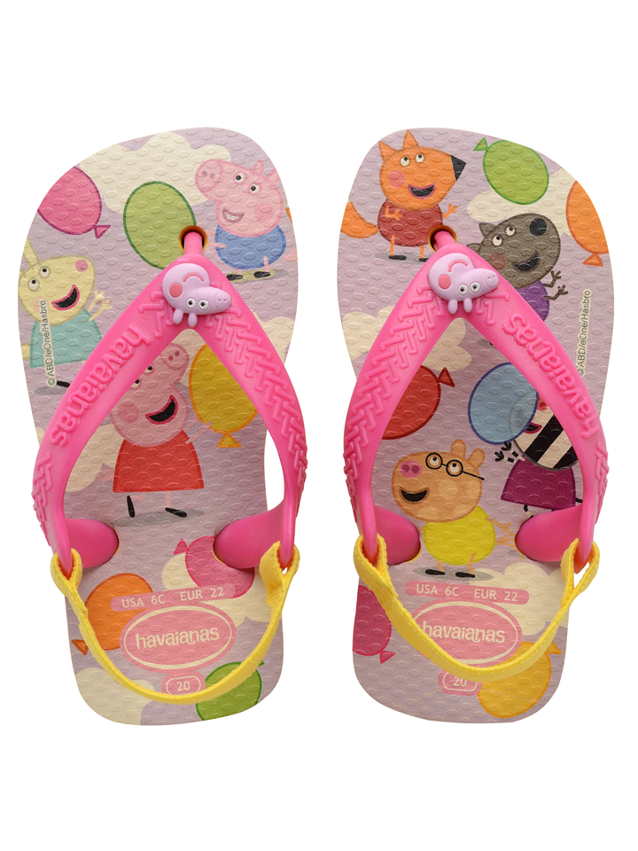 HAVAIANAS SANDALO BABY PEPPA PIG CIABATTA BAMBINO Giallo  ... 