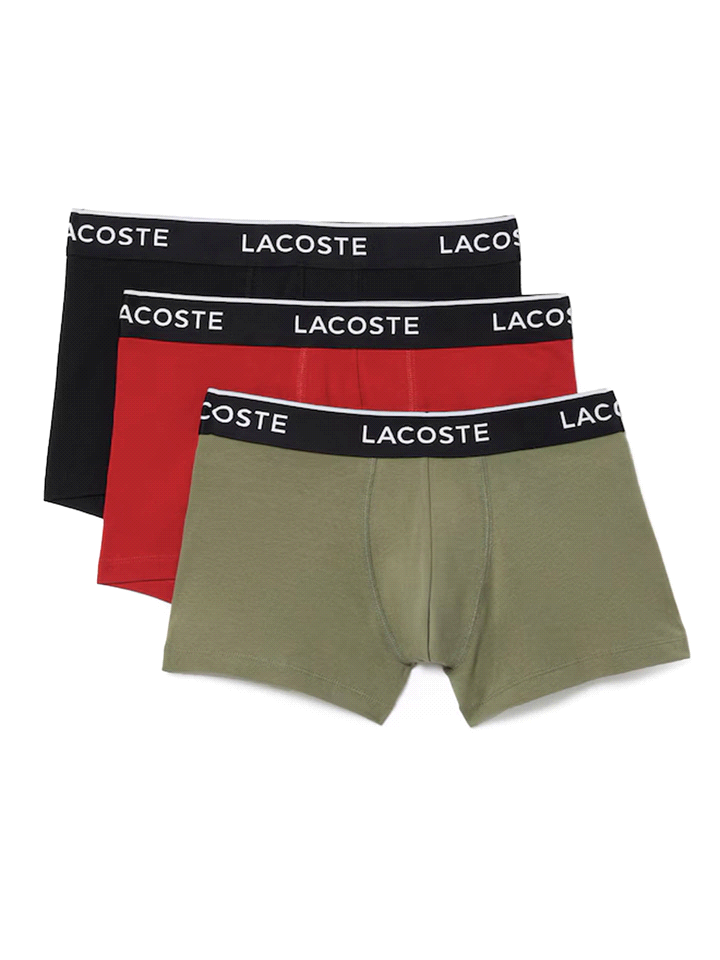 LACOSTE BOXER BANDA CLASSICA LOGO BOXER UOMO Marrone  ... 