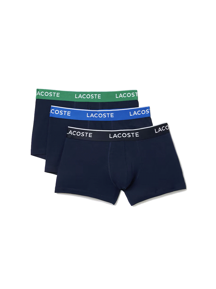 LACOSTE BOXER BANDA COLORATA BOXER UOMO Blu  ... 