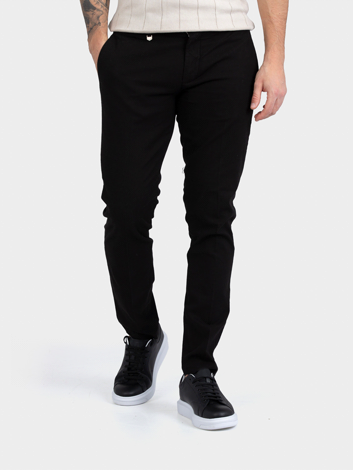 PANTALONE CHINO SKINNY BRYAN MICROARMATURATO 