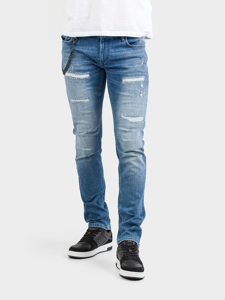 JEANS IGGY TAPERD CATENA ROTTURE 