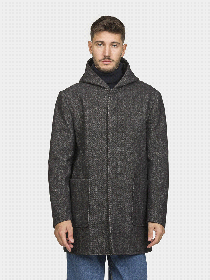 CAPPOTTO TESSUTO SPIGATO LANA 