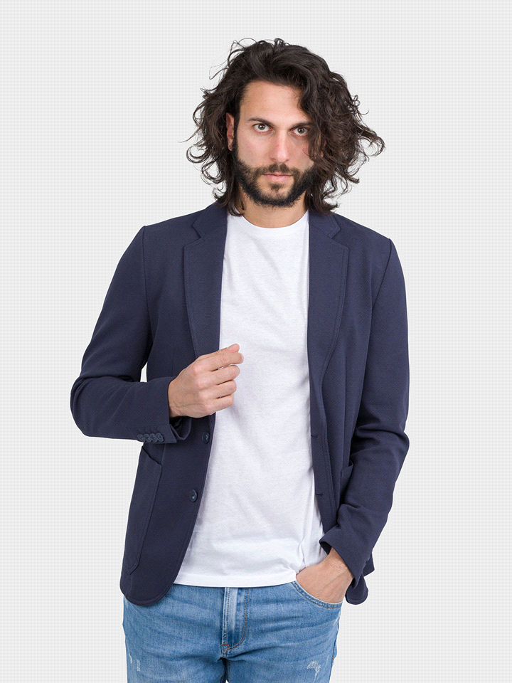 GIACCA ANOUK SLIM FIT IN TWILL STRETCH 