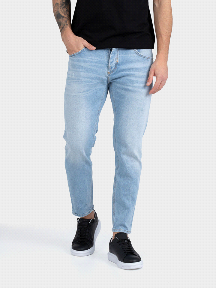 JEANS ARGON SLIM CROPPED CHIARO 