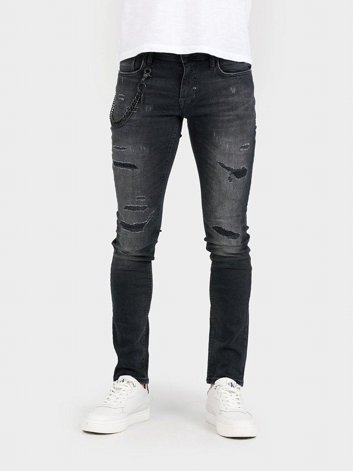 JEANS IGGY CATENA CON ROTTURE 