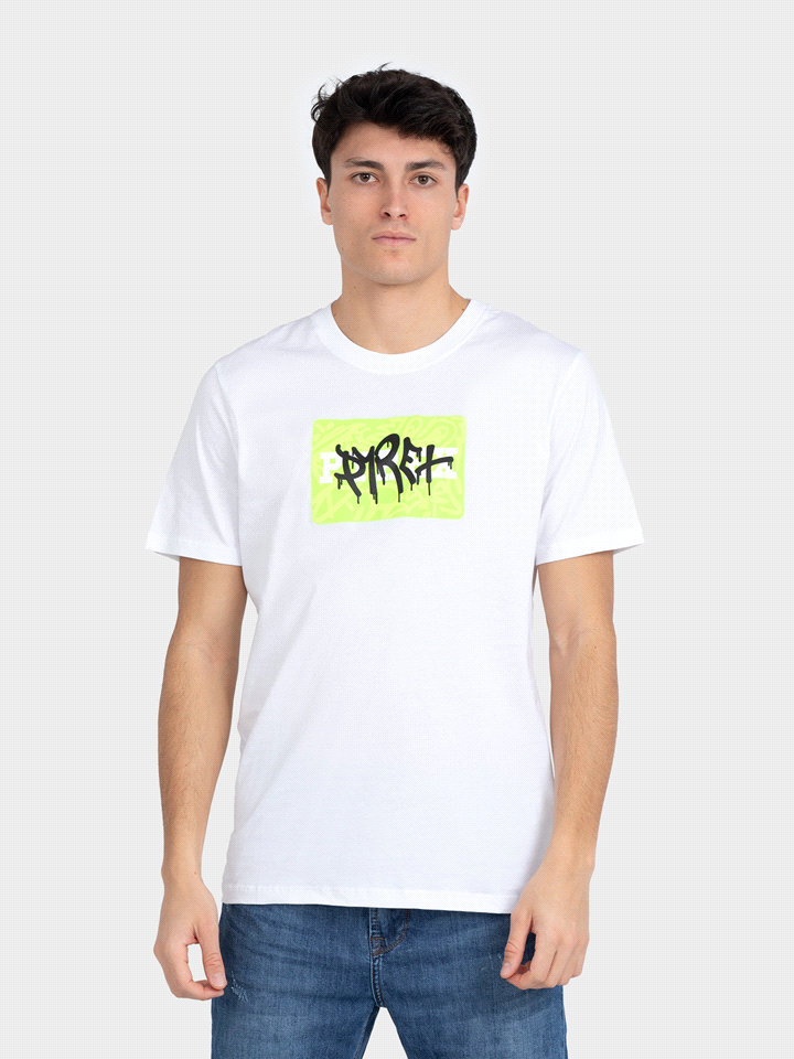 PYREX T-SHIRT MANICA CORTA BOX LOGO T-SHIRTERIA UOMO Bianco  ... 