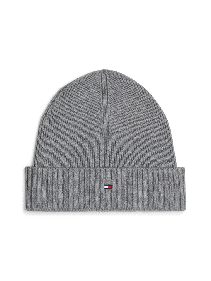 TOMMY JEANS CUFFIA PIMA COTTON CASHMERE LOGO ACCESSORI UOMO Grigio  ... 