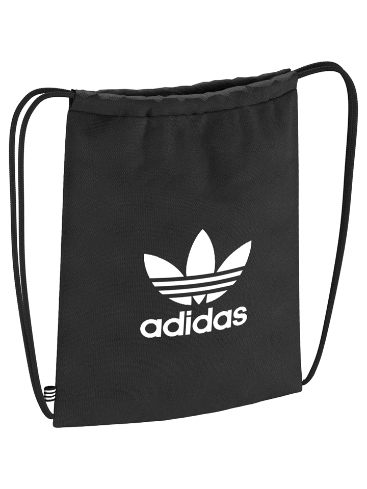 Sacca Trefoil Gym Adidas in poliestere dotata di uno scomparto unico, tasca laterale con chiusura a zip, spallacci in corda e logo del Trifoglio sul davanti. Dimensioni: 37 cm x 47 cm. ADIDAS GYMSACK ... 