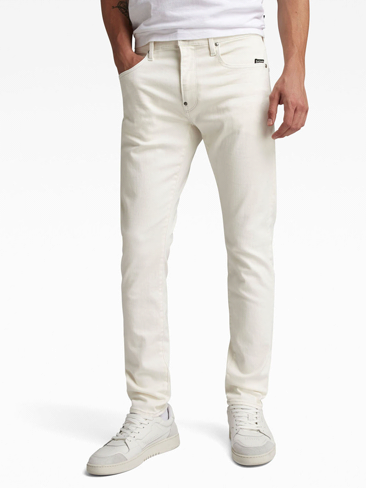 G-STAR JEANS REVEND SKINNY JEANS UOMO Bianco  ... 