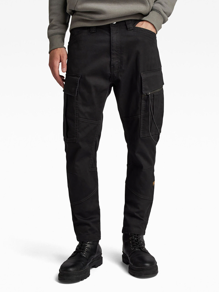 I pantaloni cargo skinny G-Star sono caratterizzati da due tasche applicate lungo i lati di cui una con cerniera, in aggiunta alle due tasche sul retro e a quelle sul davanti. Dotati di chiusura con p... 