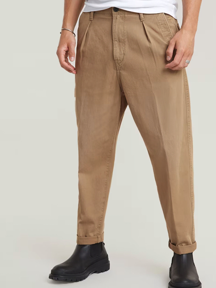 PANTALONE CHINO RELAXED PLEATED 