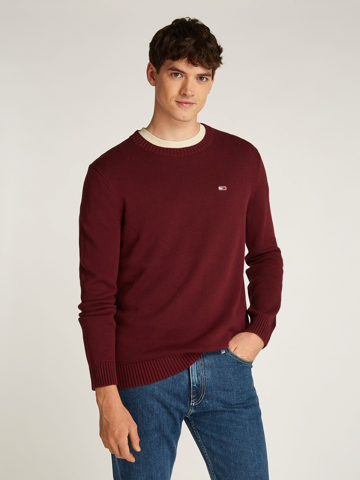 TOMMY JEANS MAGLIA GIROCOLLO ESSENTIAL MAGLIERIA UOMO   ... 