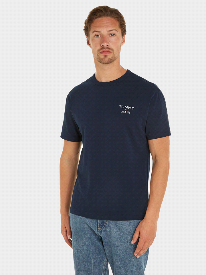 TOMMY JEANS T-SHIRT MANICA CORTA CORP T-SHIRTERIA UOMO Blu  ... 