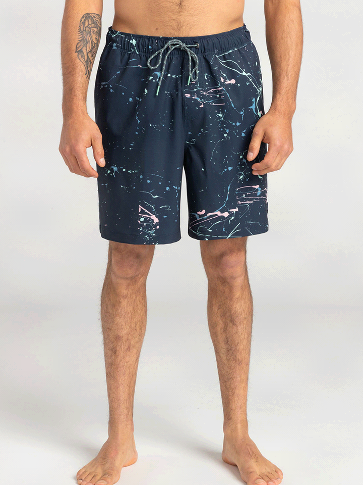 BILLABONG BOXER WASTED TIMES FANTASIA BOXER UOMO Blu  ... 