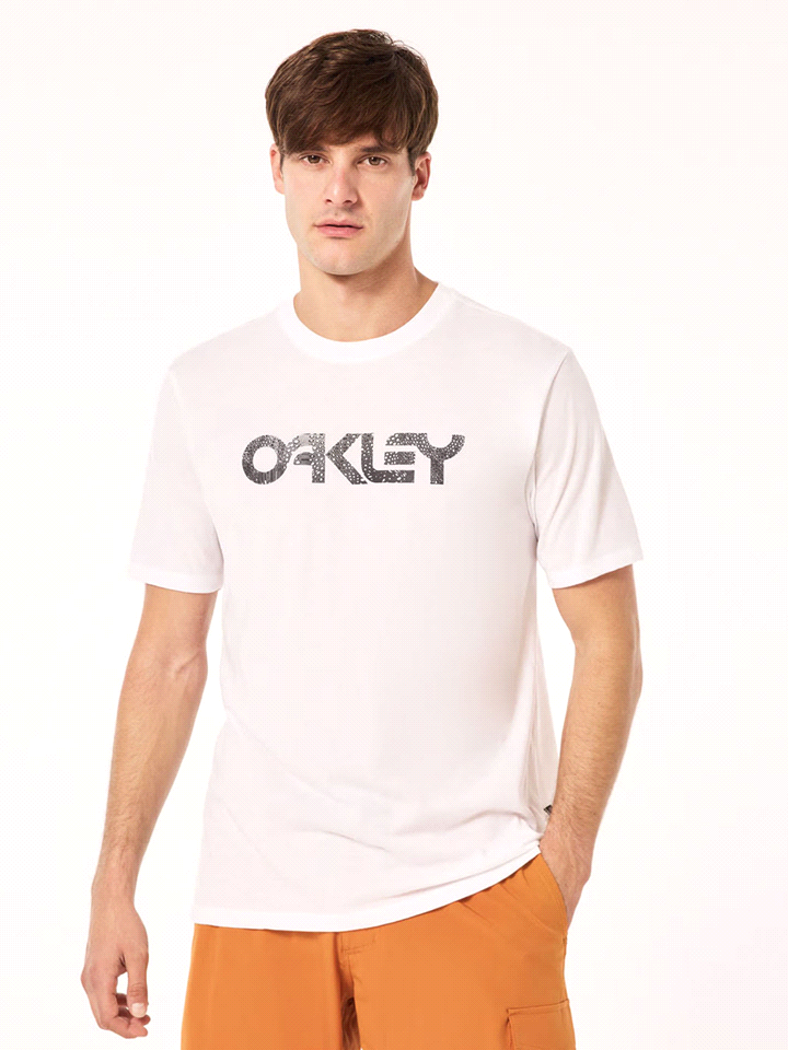 OAKLEY T-SHIRT MANICA CORTA SCRITTA LOGO T-SHIRTERIA UOMO Bianco  ... 