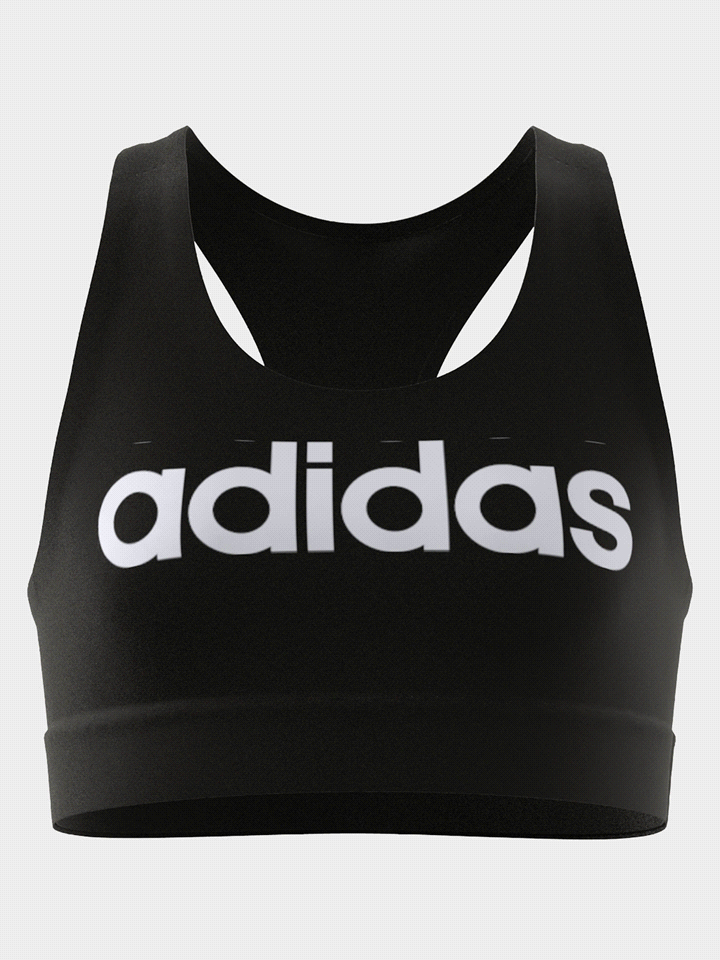 ADIDAS Reggiseno sportivo Essentials Linear Logo Cotton T-SHIRTERIA BAMBINO Nero Bianco ... 