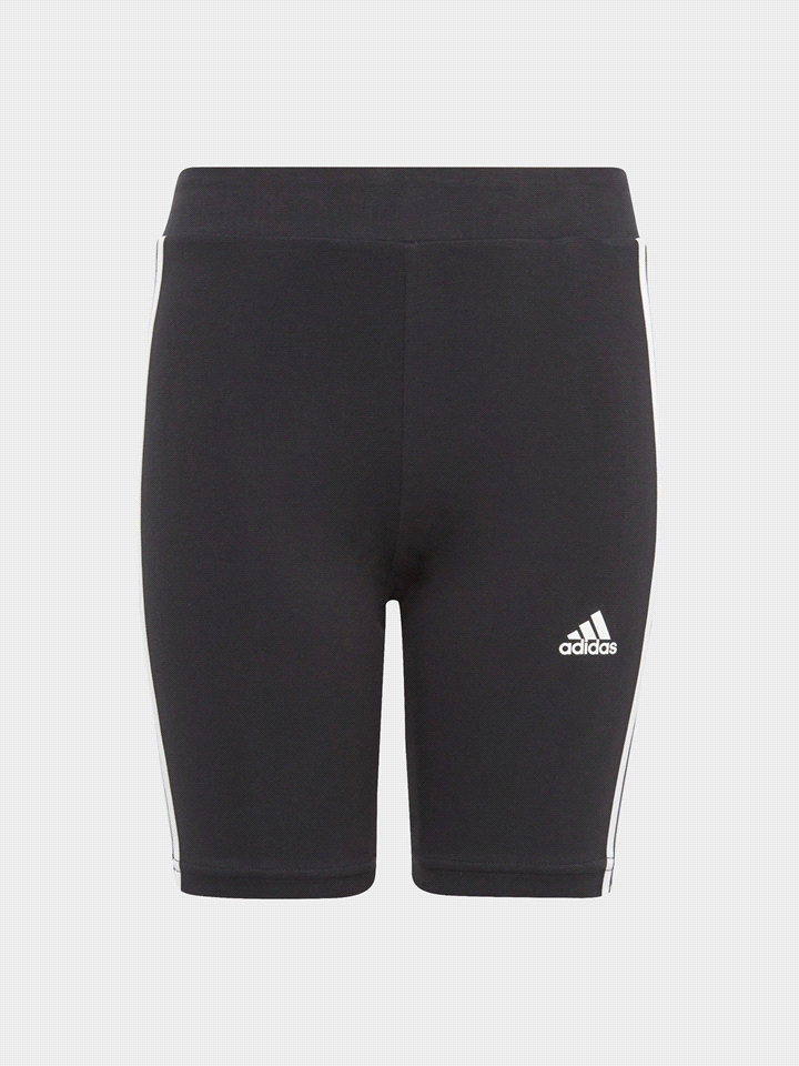 Questi leggings adidas junior sono perfetti per andare in bici o in gita nella natura.  Realizzati in jersey di cotone elasticizzato con una vita ad altezza media, assicurano una vestibilità attillata... 