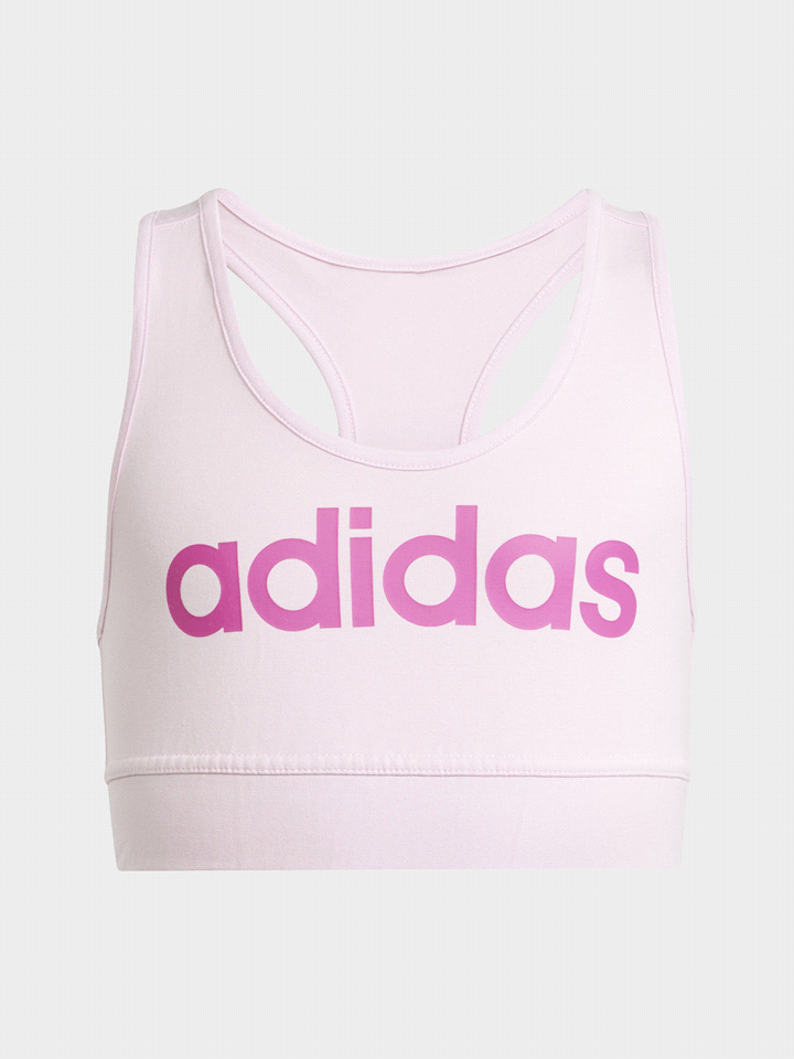 ADIDAS Reggiseno sportivo Essentials Linear Logo Cotton T-SHIRTERIA BAMBINO Rosa  ... 