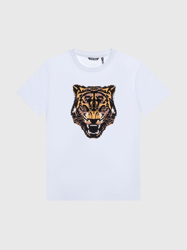 T-SHIRT M/C STAMPA LEOPARDO 