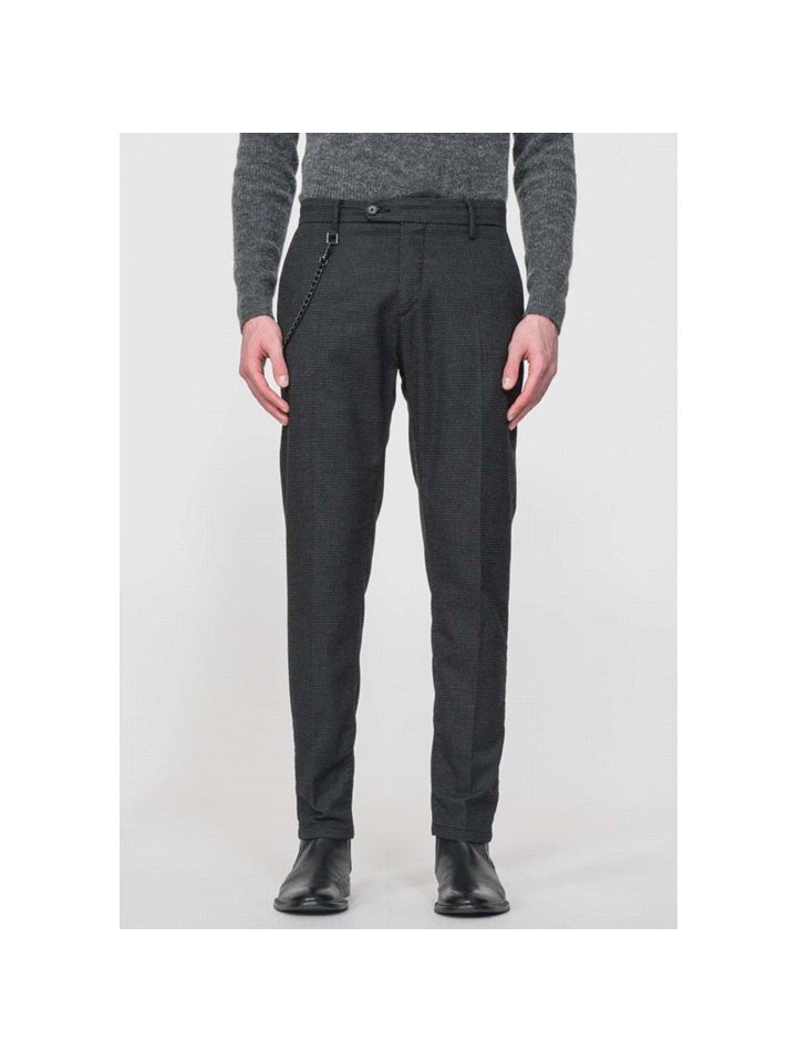 PANTALONE SLIM KERR LAVORATO 