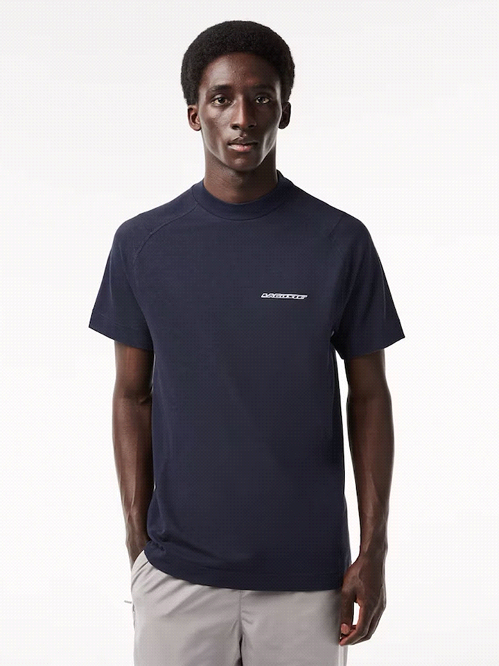 LACOSTE T-SHIRT M/C T-SHIRTERIA UOMO Blu  ... 